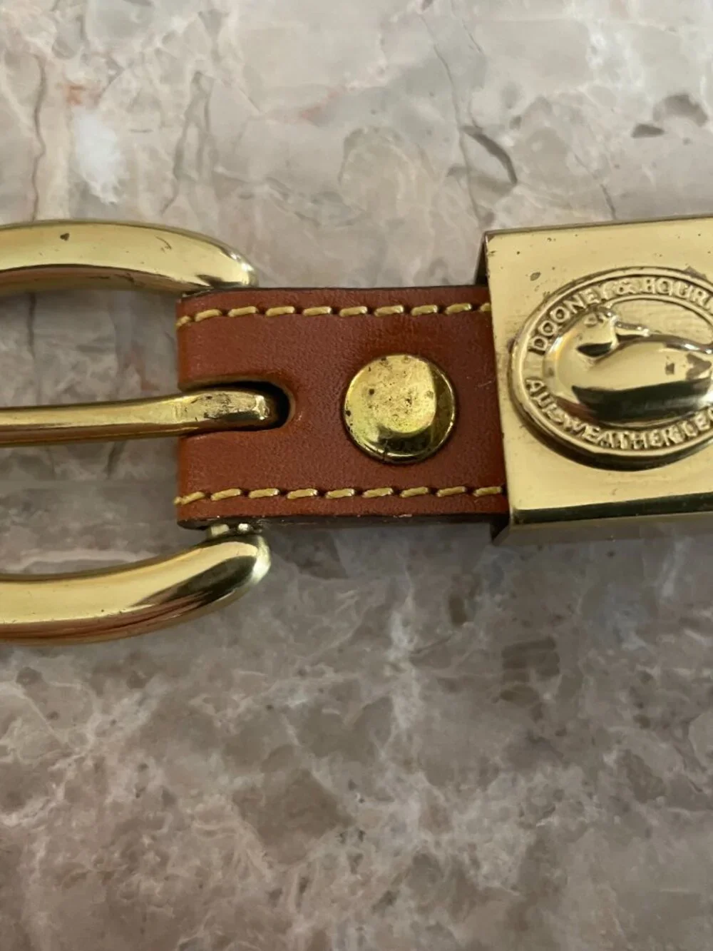 Vintage, Dooney & Bourke Pebbled Leather Belt